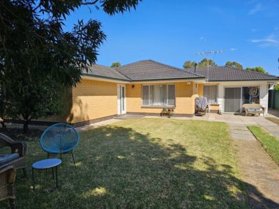 495 States Rd, yellow brick 4 bedroom home with large front yard and shed